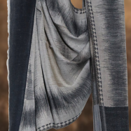 IKkat Pashmina Stole (Grey Striped) (4)