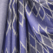 Ikkat Pashmina Stole (Royal Blue Diamond) (5)