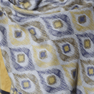 Indigo & Olive Diamond Ikkat Stole (5)