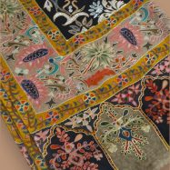 Kalamkari-Stole-Grey-Lotus-Serenity-04