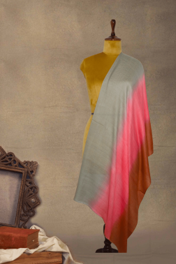 Ombre Pashmina Stole (Grey, Pink & Brown Sunset)