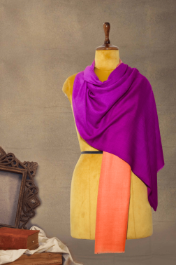 Ombre Pashmina Stole (Orange & Purple Sunset)