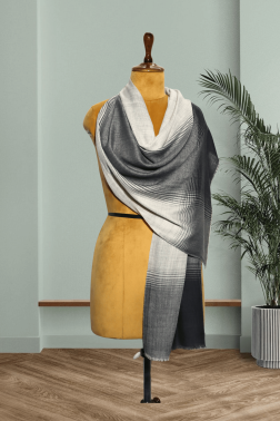 Vibrant Cashmere Fine Wool Shade  Stole